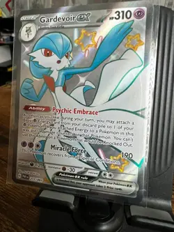 GARDEVOIR EX 217/091 SHINY ULTRA RARE PALDEAN FATES POKEMON NEAR MINT - Image 1