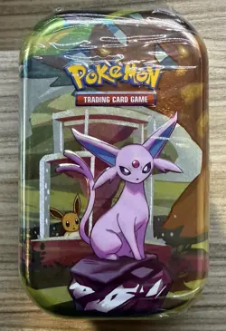 Pokemon TCG | Scarlet & Violet | Prismatic Evolutions Mini Tin – Espeon - Image 1