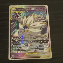 Pokemon TCG Solgaleo & Lunala GX Ultra Rare Holo 75/236 Sm-Cosmic Eclipse - Image 1