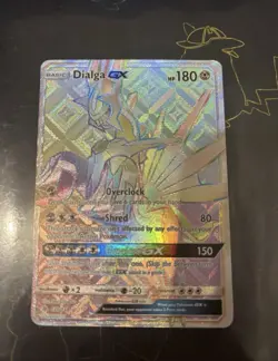 Rainbow Dialga GX 138/131 Secret Rare Pokemon Card TCG SM Forbidden Light NM/LP - Image 1