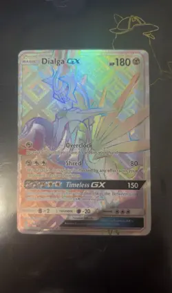 Rainbow Dialga GX 138/131 Secret Rare Pokemon Card TCG SM Forbidden Light NM/LP - Image 3