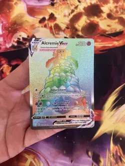 Alcremie VMAX 073/072 Rainbow Rare Shining Fates Pokemon Near Mint NM - Image 1