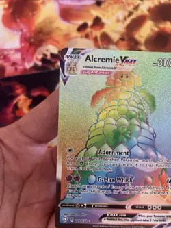Alcremie VMAX 073/072 Rainbow Rare Shining Fates Pokemon Near Mint NM - Image 3