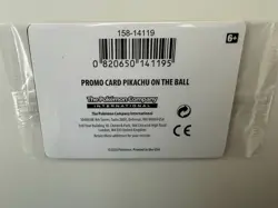 Pikachu on the Ball Promo Pokemon TCG English 2020 Sealed Pack Lot (4) - Image 2