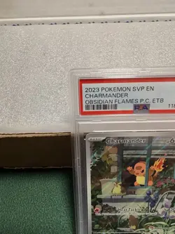 Pokemon TCG: Charmander Obsidian Flames Pokemon Center ETB Promo SVP #044 PSA 9 - Image 2