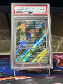 2023 POKEMON SVP EN-SV BLACK STAR PROMO #044 CHARMANDER PSA 8 - Image 1