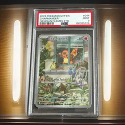 2023 Pokemon Svp Black Star Promo #044 Charmander Obsidian Flames Etb PSA 9 - Image 1