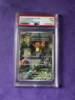 Pokemon TCG Charmander SVP 044 Obsidian Flames Promo PSA 7 - Image 1