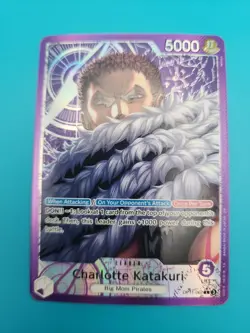 Charlotte Katakuri (062) (Alternate Art) OP11-062 A Fist of Divine Speed Foil - Image 1