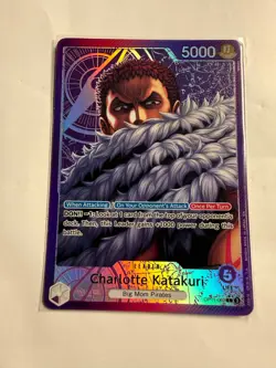 Charlotte Katakuri (062) (Alternate Art) OP11-062 A Fist of Divine Speed Foil - Image 1