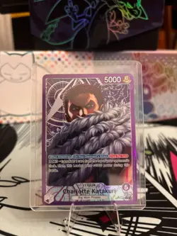 Charlotte Katakuri (062) (Alternate Art) OP11-062 A Fist of Divine Speed Foil - Image 1