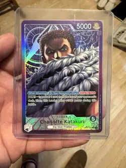 Charlotte Katakuri (062) (Alternate Art) OP11-062 A Fist of Divine Speed Foil - Image 1