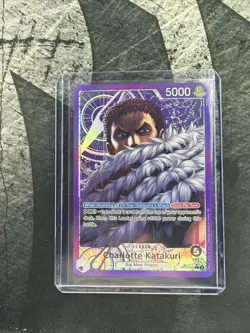 Charlotte Katakuri (062) (Alternate Art) OP11-062 A Fist of Divine Speed Foil - Image 1