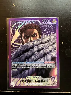 Charlotte Katakuri OP11-062 a Fist of Divine Speed Foil Alternate Art - Image 1