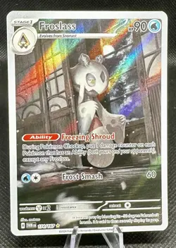 Pokemon TCG Cards Froslass 174/167 Twilight Masquerade Illustration Rare NM-M - Image 1