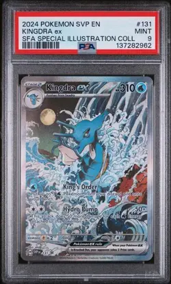 Pokemon TCG Kingdra EX SVP 131 Black Star Promo Shrouded Fable PSA 9 MINT - Image 3