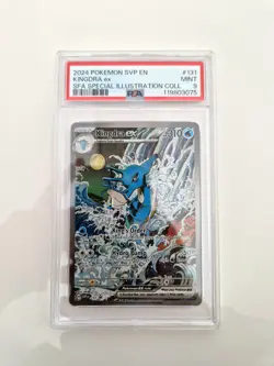 Pokemon TCG Card Kingdra ex SVP #131 Shrouded Fable Black Star Promo PSA 9 Mint - Image 1