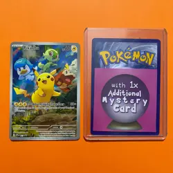 Pikachu Holo Promo Near Mint 027 SVP Pokemon Card Scarlet Violet English SVP 27 - Image 1
