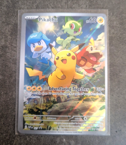 Pikachu 027 Holo Promo Scarlet & Violet Promo Pokemon Near Mint - Image 1