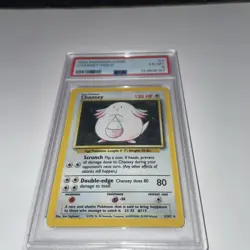CHANSEY HOLO POKEMON BASE SET 1999 PSA 6 EX MT 3/102 - Image 1