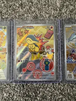 Pokemon First Partner Series 2 - Johto Starter Set Chikorita Cyndaquil Totodile - Image 5