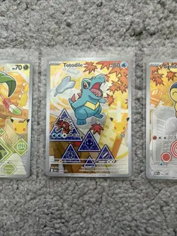 Pokemon First Partner Series 2 - Johto Starter Set Chikorita Cyndaquil Totodile - Image 3
