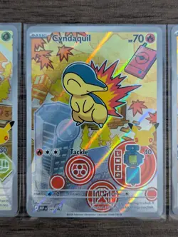 Pokemon First Partner Series 2 - Johto Starter Set Chikorita Cyndaquil Totodile - Image 3
