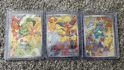 Pokemon First Partner Series 2 - Johto Starter Set Chikorita Cyndaquil Totodile - Image 1