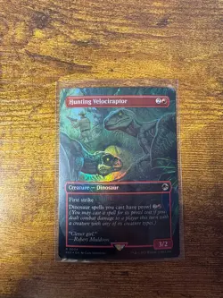Hunting Velociraptor Borderless Universes Beyond: Jurassic World Collection Foil - Image 1