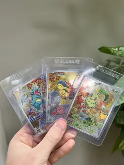 Pokemon First Partner Series 2 - Johto Starter Set Chikorita Cyndaquil Totodile - Image 1