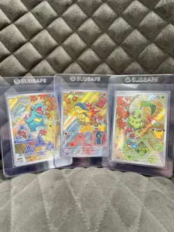 Pokemon First Partner Series 2 - Johto Starter Set Chikorita Cyndaquil Totodile - Image 3