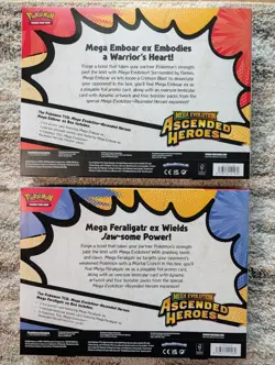 Pokemon TCG Mega Evolution-Ascended Heroes ex Box Kit Lot of 2 Emboar Feraligatr - Image 2