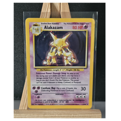 Alakazam Base Set 1/102 Holo Rare Unlimited Pokemon TCG Card English 1999 - Image 1