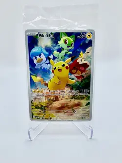 Pokemon TCG Pikachu SVP: Scarlet & Violet Promo Holo 027 English 60HP 2023 - Image 1