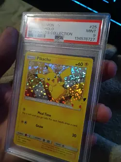 2021 Pokemon Pikachu Holo McDonald's Collection 25th Anniversary #25 PSA Mint 9 - Image 4