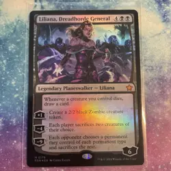 Liliana, Dreadhorde General (FOIL) x1 - MTG Foundations FDN #176 - Image 1