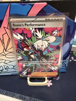 Roxie's Performance 121/086 SIR Pokemon Chaos Rising Special Illustration Rare - Image 1