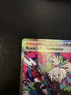 Roxie's Performance 121/086 SIR Pokemon Chaos Rising Special Illustration Rare - Image 4