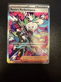 Roxie's Performance 121/086 SIR Pokemon Chaos Rising Special Illustration Rare - Image 5