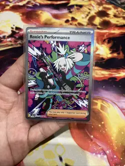 Roxie's Performance 121/086 SIR Special Illustration Rare Chaos Rising Pokemon - Image 1