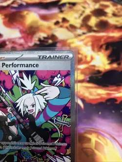 Roxie's Performance 121/086 SIR Special Illustration Rare Chaos Rising Pokemon - Image 4
