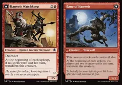 x1 Hanweir Watchkeep // Bane of Hanweir - Innistrad Remastered - NM - MTG - Image 1