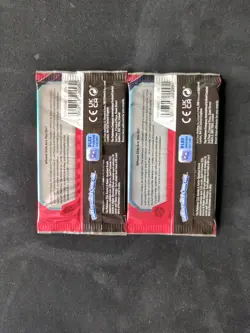 2 X Pokemon TCG Scarlet & Violet Destined Rivals Single Booster Pack Sealed - Image 2