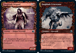 x1 Fangblade Brigand // Fangblade Eviscerator - Showcase - Innistrad: Midnight H - Image 1