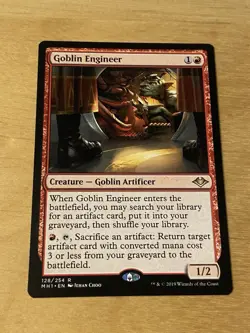 MTG Goblin Engineer - 128 / English / Near Mint - Image 1
