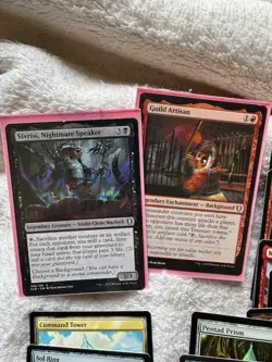 MTG-BULK Commander Deck-10+ Commander Staples- Sivriss & Guild Artisan - Rakdos - Image 1