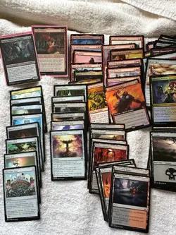 MTG-BULK Commander Deck-10+ Commander Staples- Sivriss & Guild Artisan - Rakdos - Image 4