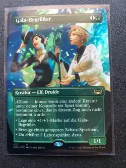 Gala Greeters • German Foil • MTG Box Topper • Borderless Magic the Gathering - Image 1