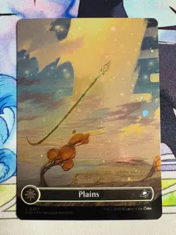 2025 MTG Edge Of Eternities Plains Galaxy Foil #367 - Image 1