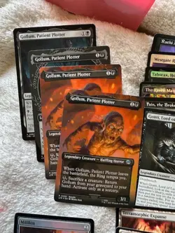 MTG-BULK Commander Deck-10+ Commander Staples-Gollum, Patient Plotter- MonoBlack - Image 1